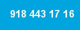 918 443 17 16 918 443 17 16